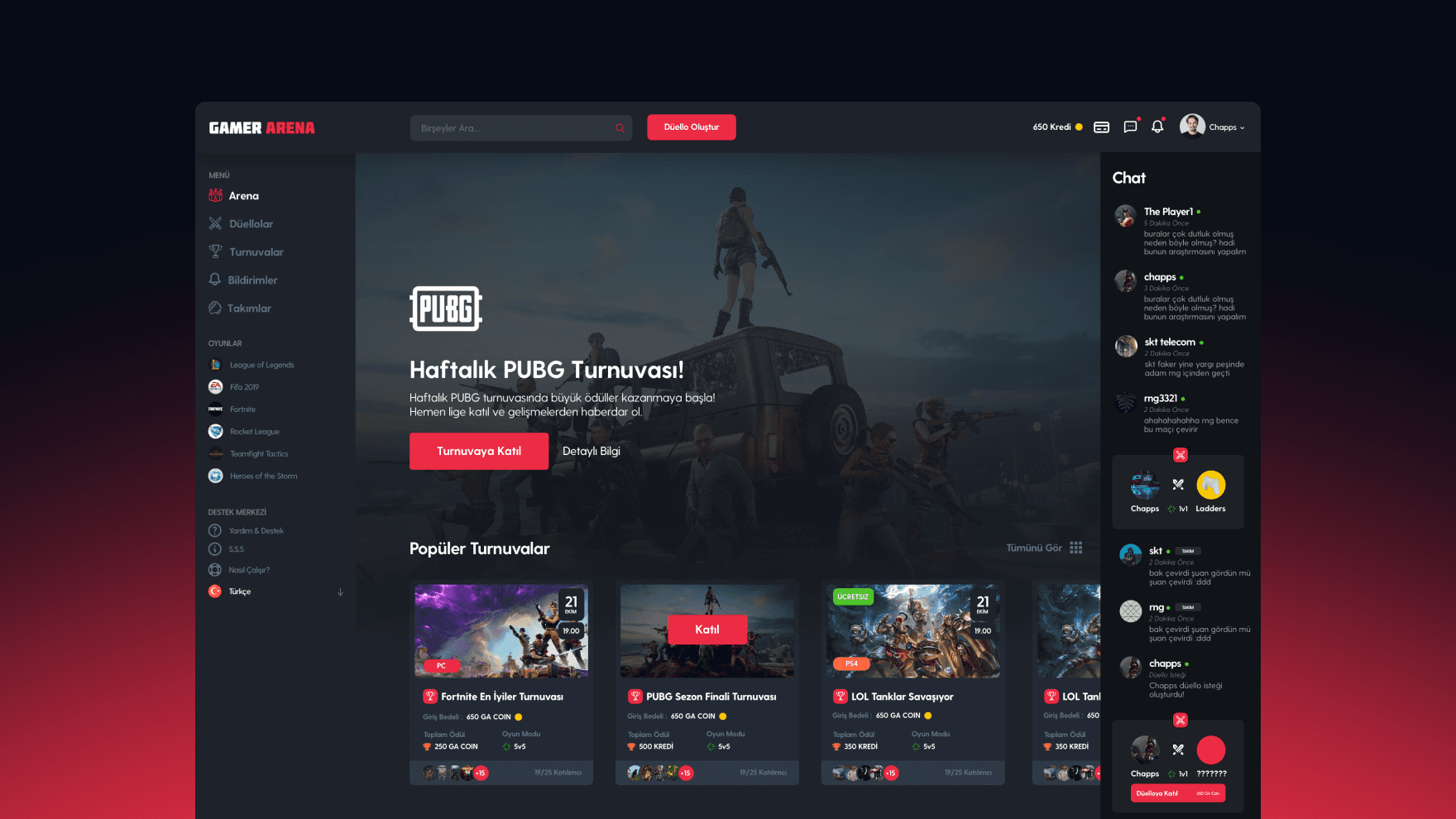 Live chat and community