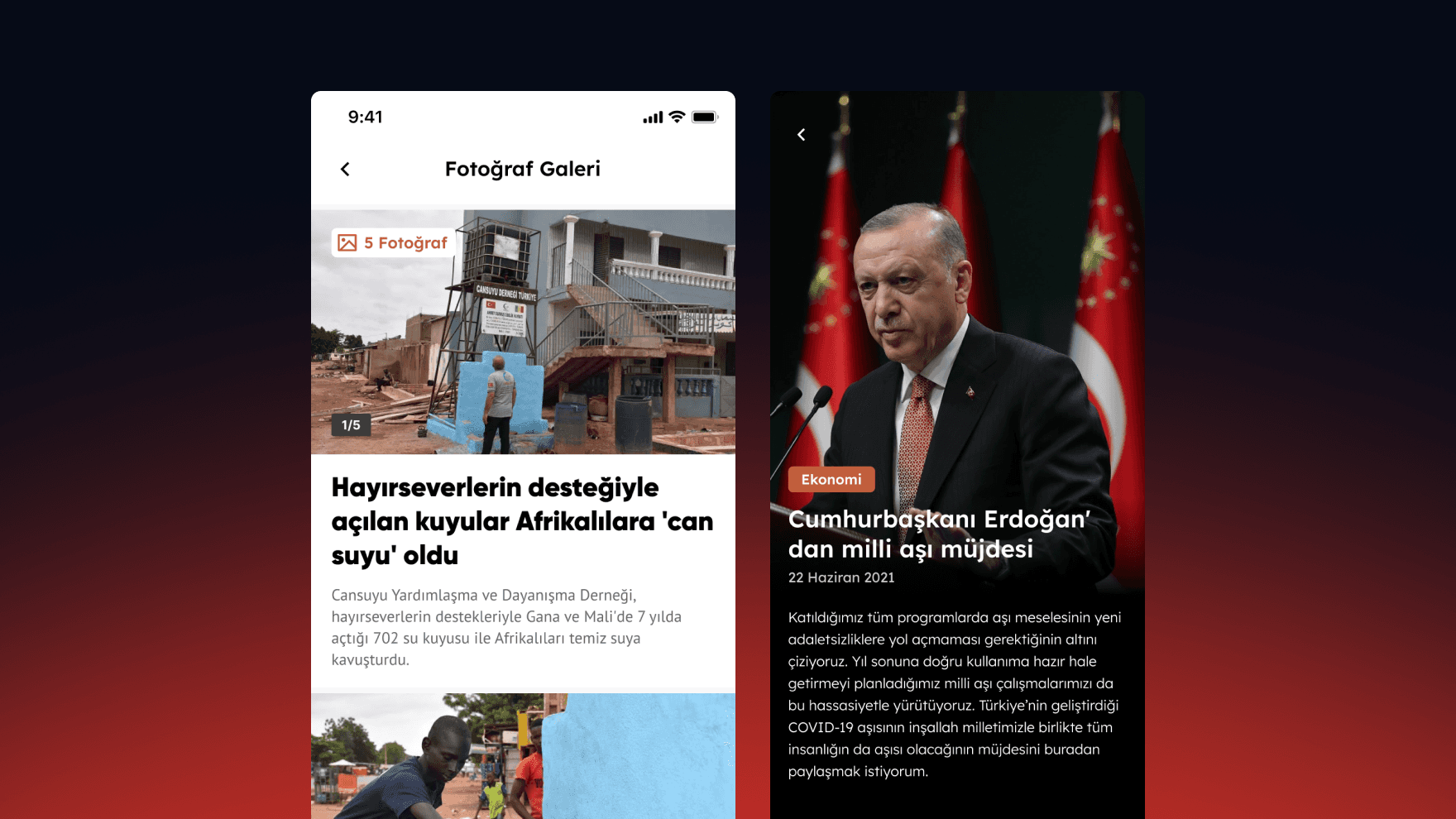 Haber 7 mobile app — breaking news screens