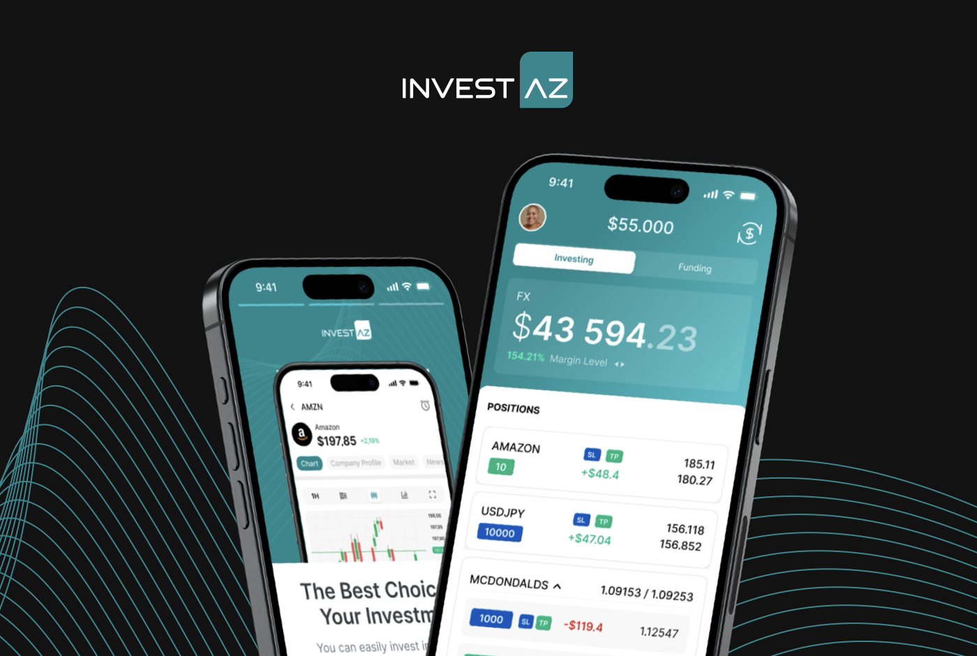 InvestAZ — mobile trading app for Türkiye's financial markets
